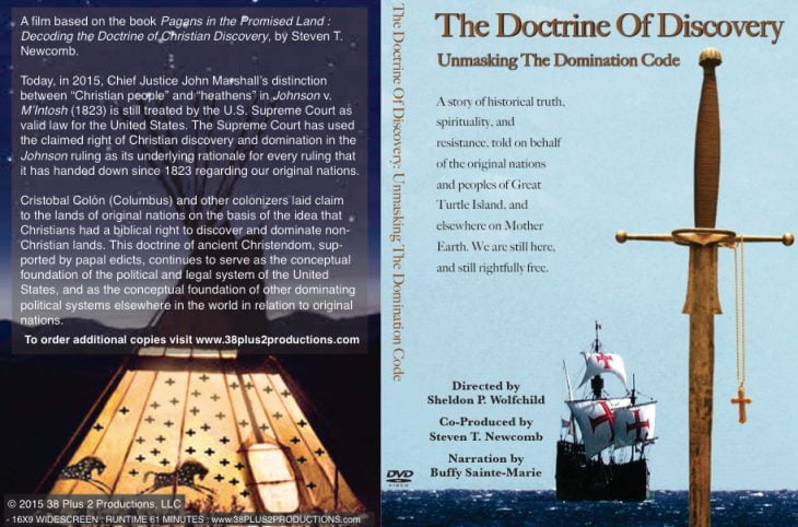 Doctrine of Discovery Unmasking the Domination Code DVD cover
