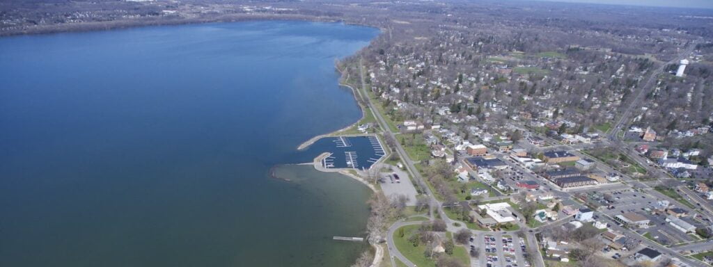 Onondaga Lake East Shoreline. Photo Courtesy of Indigenous Values Initiative