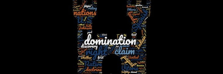 Acknowledging the Doctrine of Christian Domination Word Cloud
