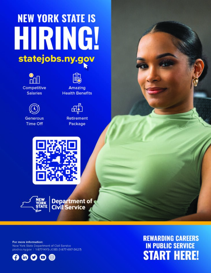 NY State is Hiring Poster