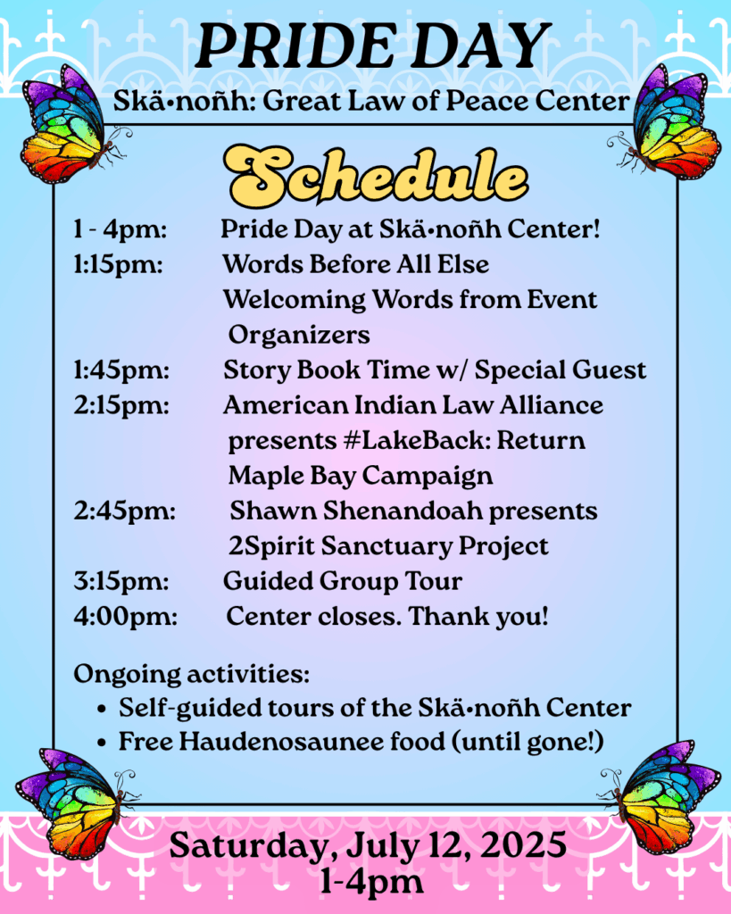 Pride Day schedule