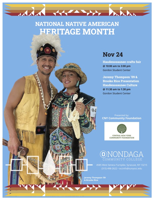 National Native American Heritage Month Event Flyer